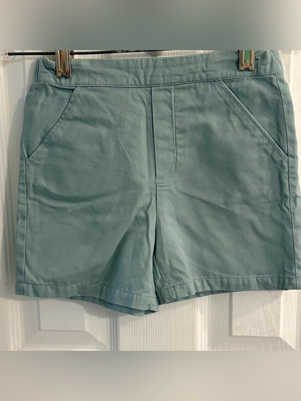 Smockingbird Classic Boy's Green Shorts w/Pockets & Adjustable Waist Size 7